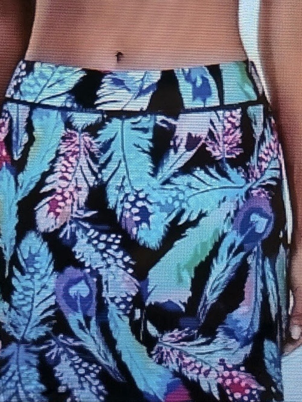 NEW Jack Smith Tennis Golf Athletic Activewear Feathers Skirt Skort w Pockets L